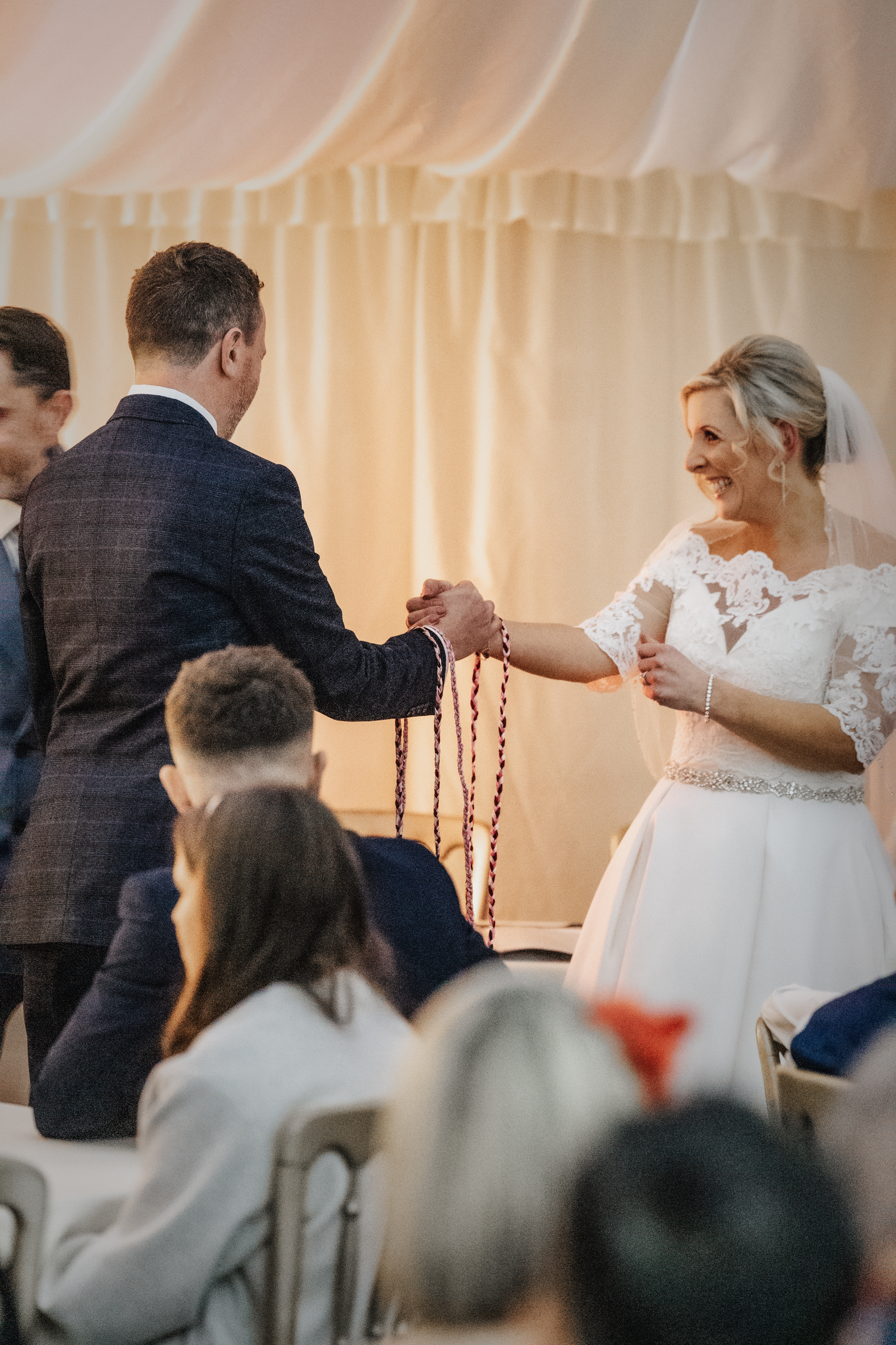 Deb Reed Celebrant Colchester Essex, performing the ceremony at Lauren and Tristans wedding.